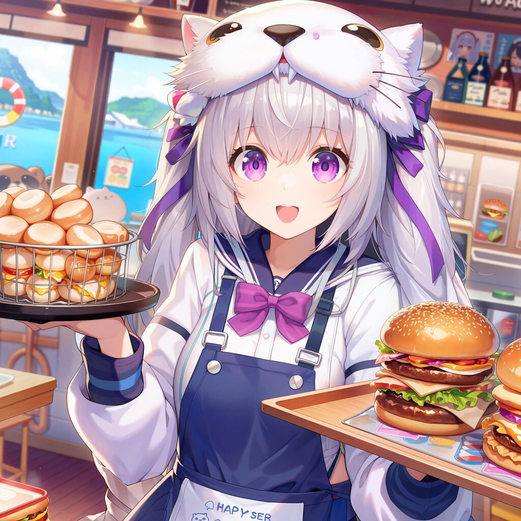 ハンバーガーとホ↑タテでございます