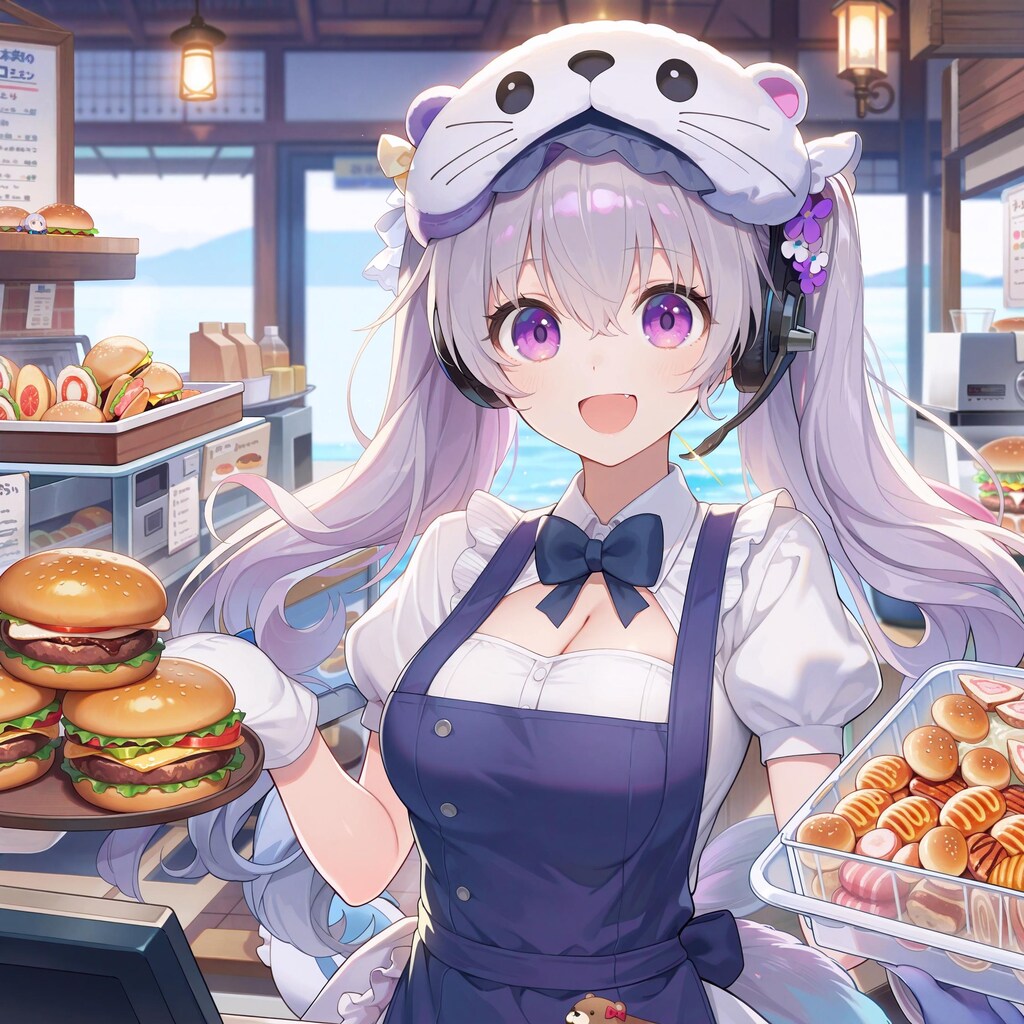 ハンバーガーとホ↑タテでございます