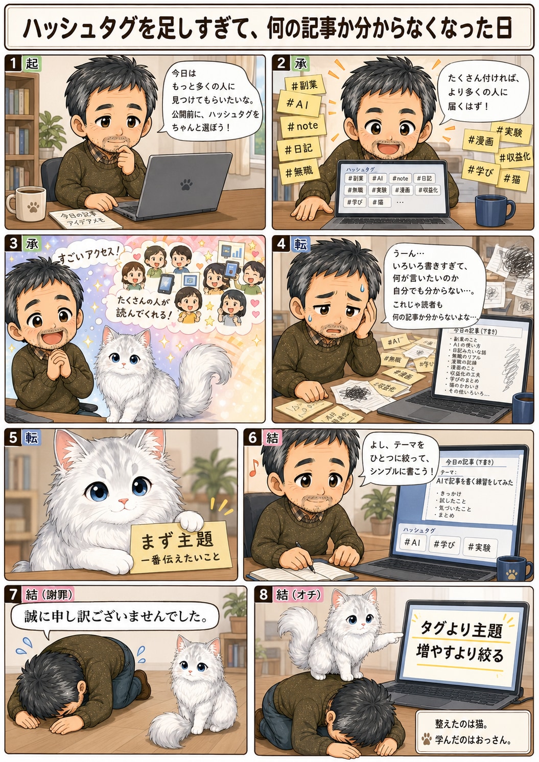 猫漫画コンテンツ6シリーズ  猫漫画6シリーズを投稿しています。  サイベリアンのクィーン 静かな圧で、今日もおっさんを整える  ちびキャラ ベビークイーン グリーンは食べ物…じゃなかった！？  クイ