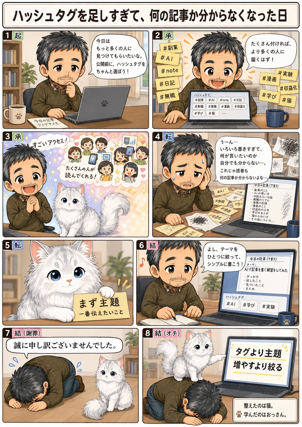 猫漫画コンテンツ6シリーズ  猫漫画6シリーズを投稿しています。  サイベリアンのクィーン 静かな圧で、今日もおっさんを整える  ちびキャラ ベビークイーン グリーンは食べ物…じゃなかった！？  クイ
