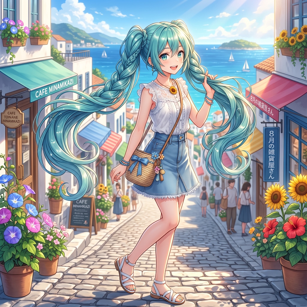 お出かけミクさん　3