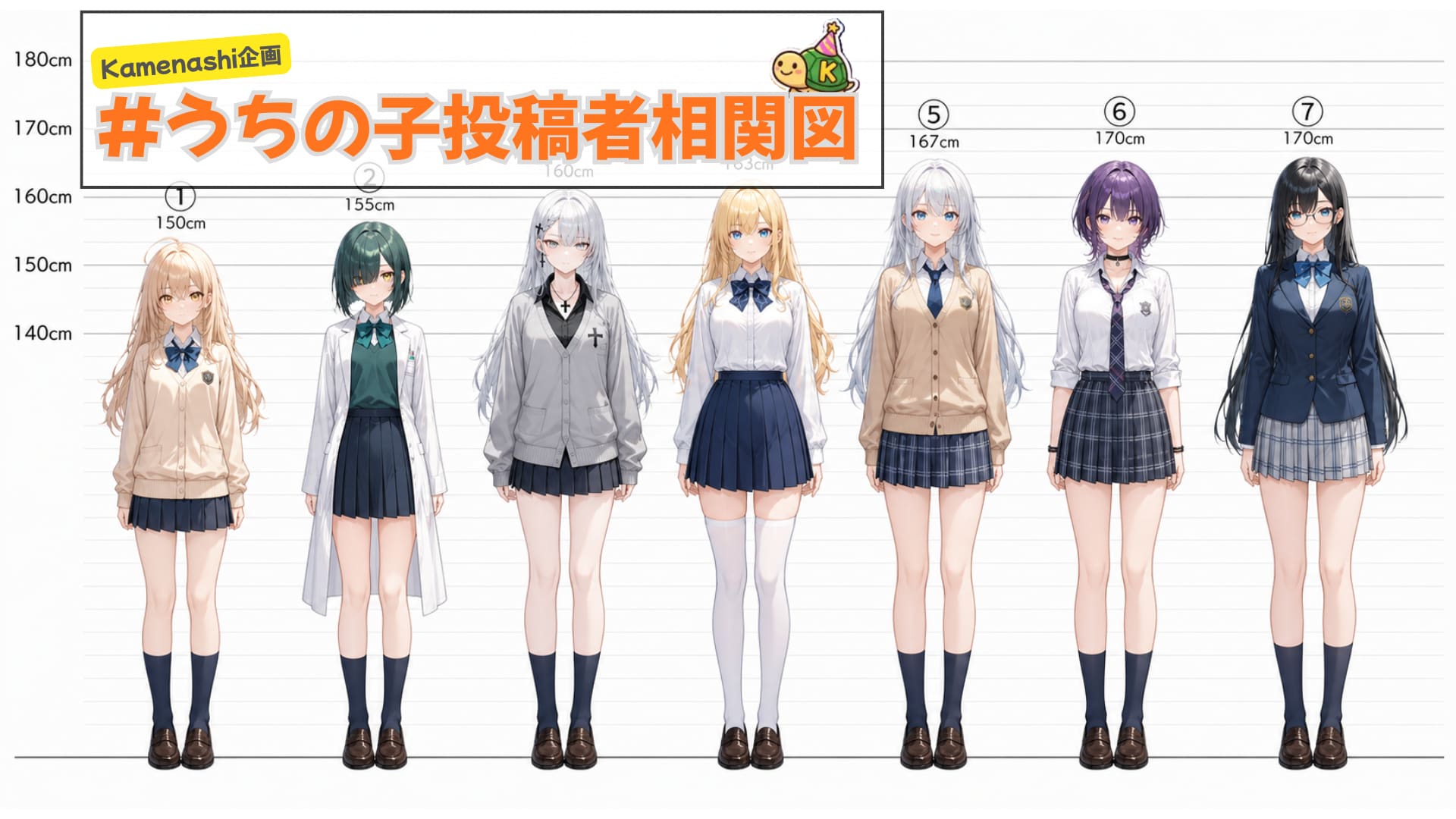 #うちの子投稿者相関図 | の人気AIイラスト・グラビア
