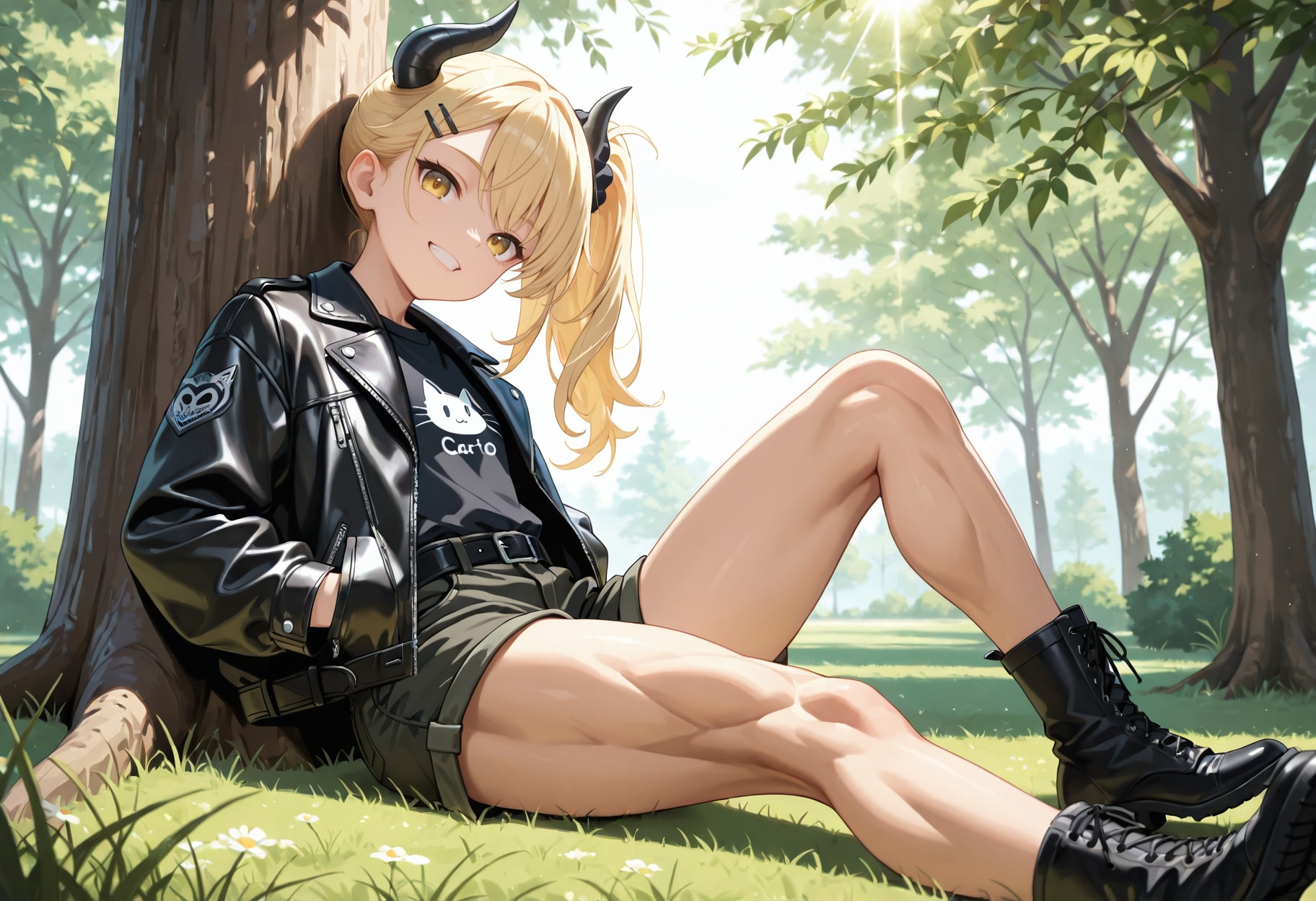 カジュアル女鬼高生さん | の人気AIイラスト・グラビア