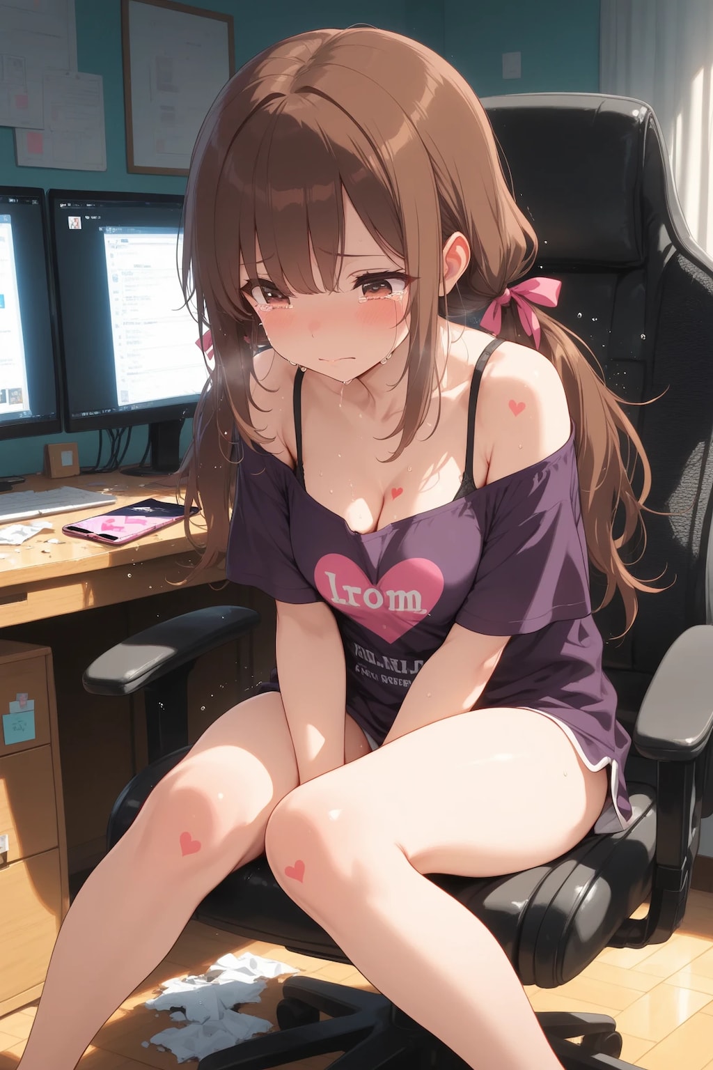 悲しむ途方にくれる