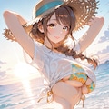 ビキニ×デニム 2枚目