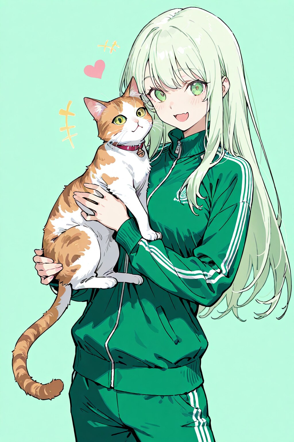 猫と一緒　ジャージ