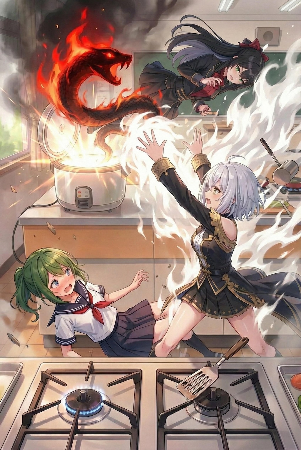 不幸の幸子ちゃん〜さよならヘビ神様編〜ep.3 炎上！恐怖の調理実習〜さよならヘビ神様