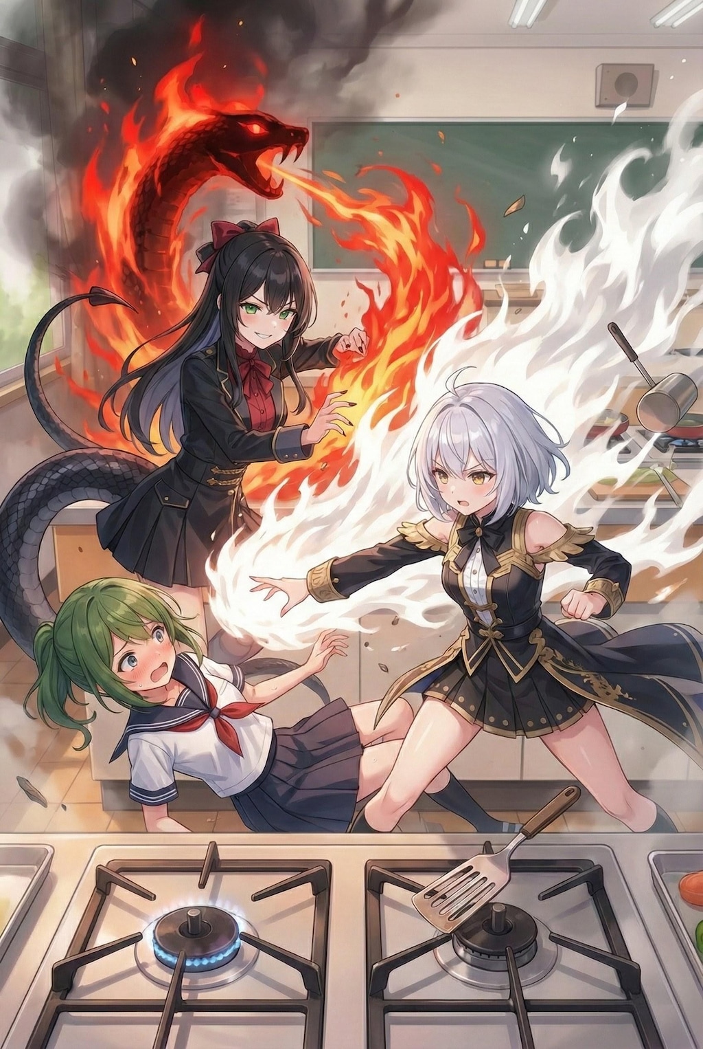 不幸の幸子ちゃん〜さよならヘビ神様編〜ep.3 炎上！恐怖の調理実習〜さよならヘビ神様