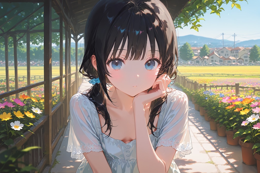 花畑と少女(PEGASUS)(2)