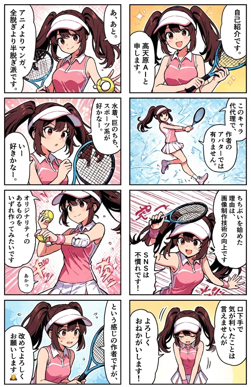 高天原AIの自己紹介マンガ
