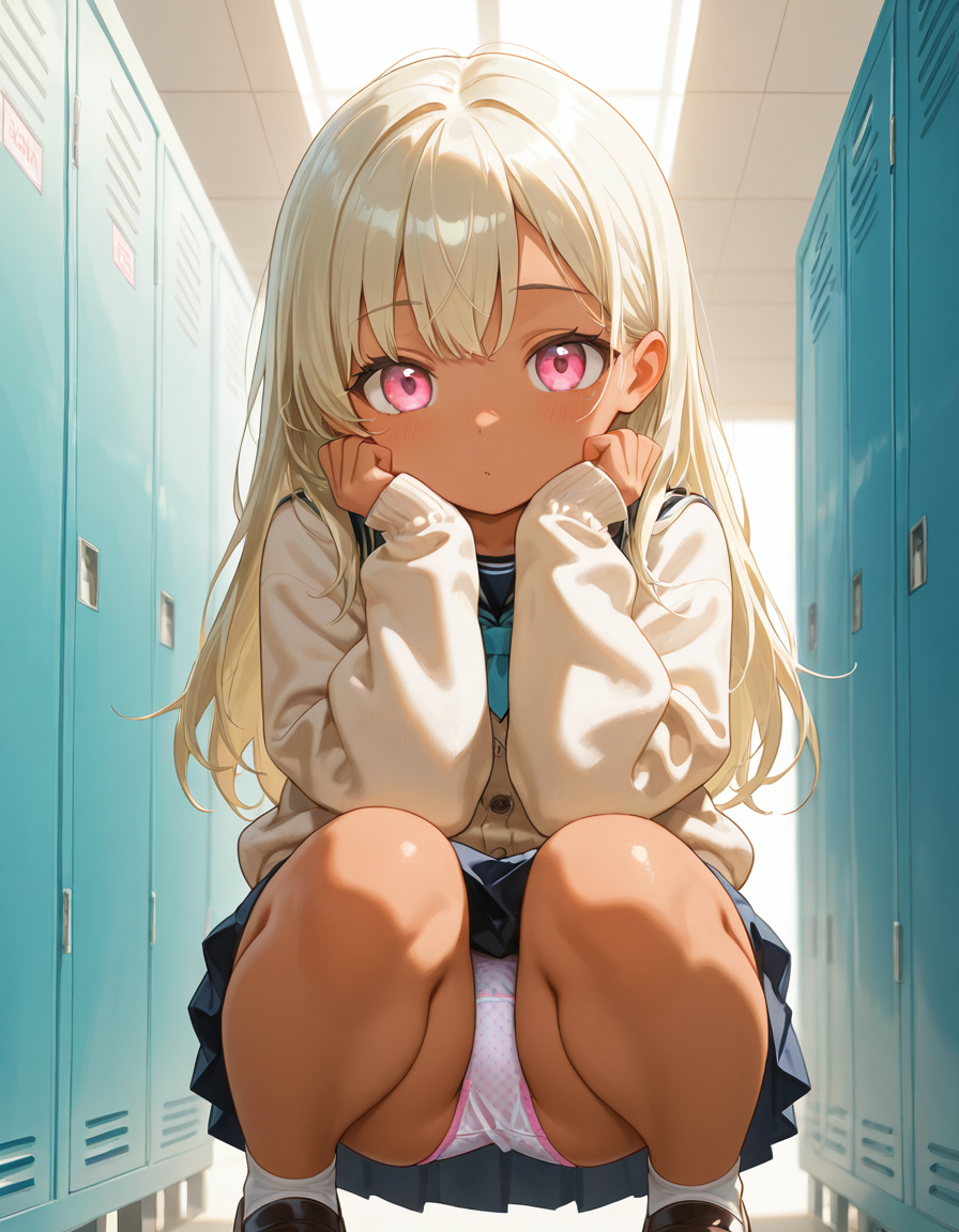 日焼けブロンドちゃん