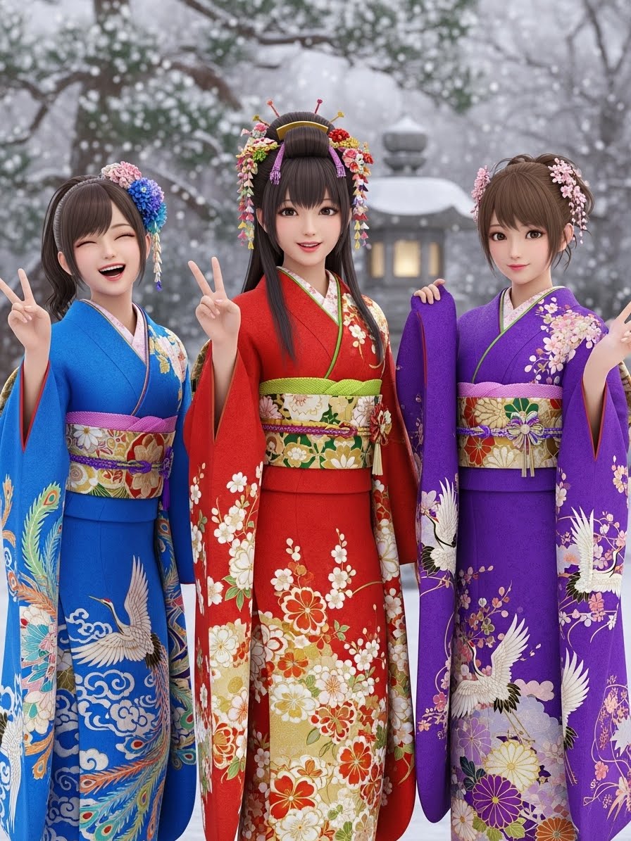 成人の皆様おめでとうございます | の人気AIイラスト・グラビア