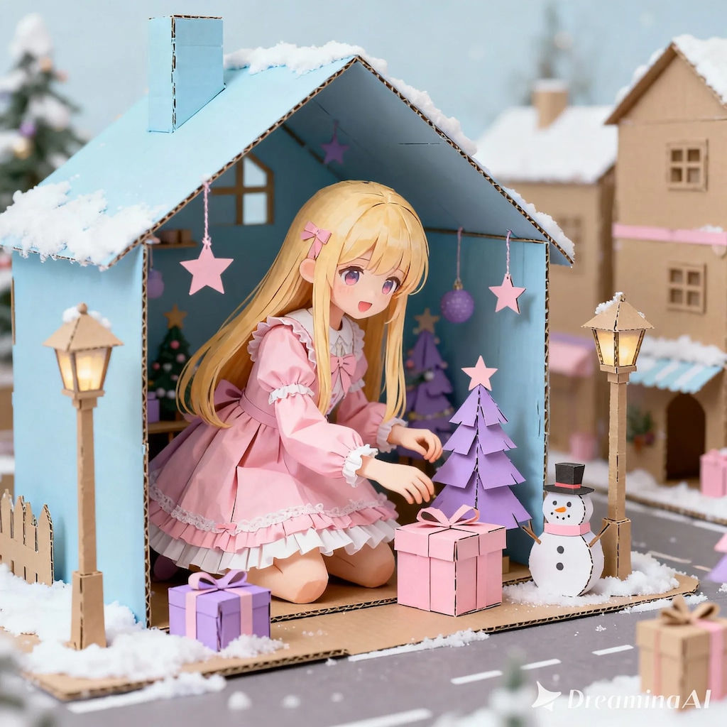 段ボールのおうち