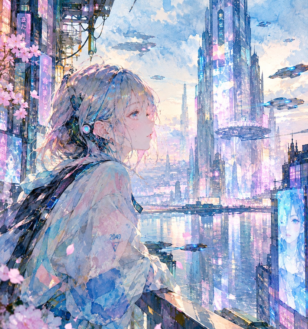CYBERな水彩画