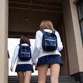 白ギャルちやんの通学風景 4枚目