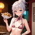 お団子ヘアは中国のイメージです。 2枚目