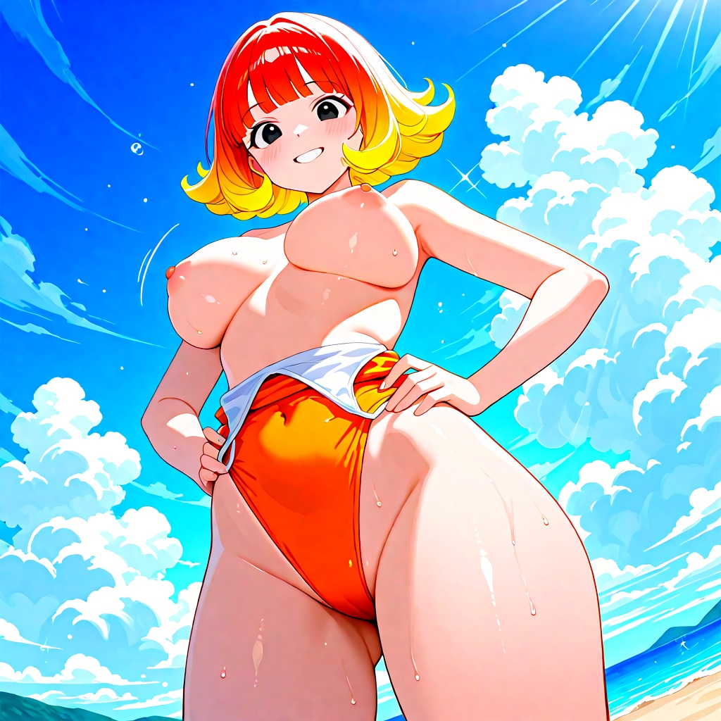 3コマ水着