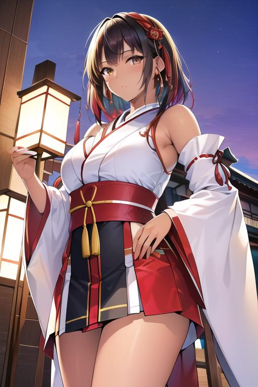 桐島カナ2（巫女服）