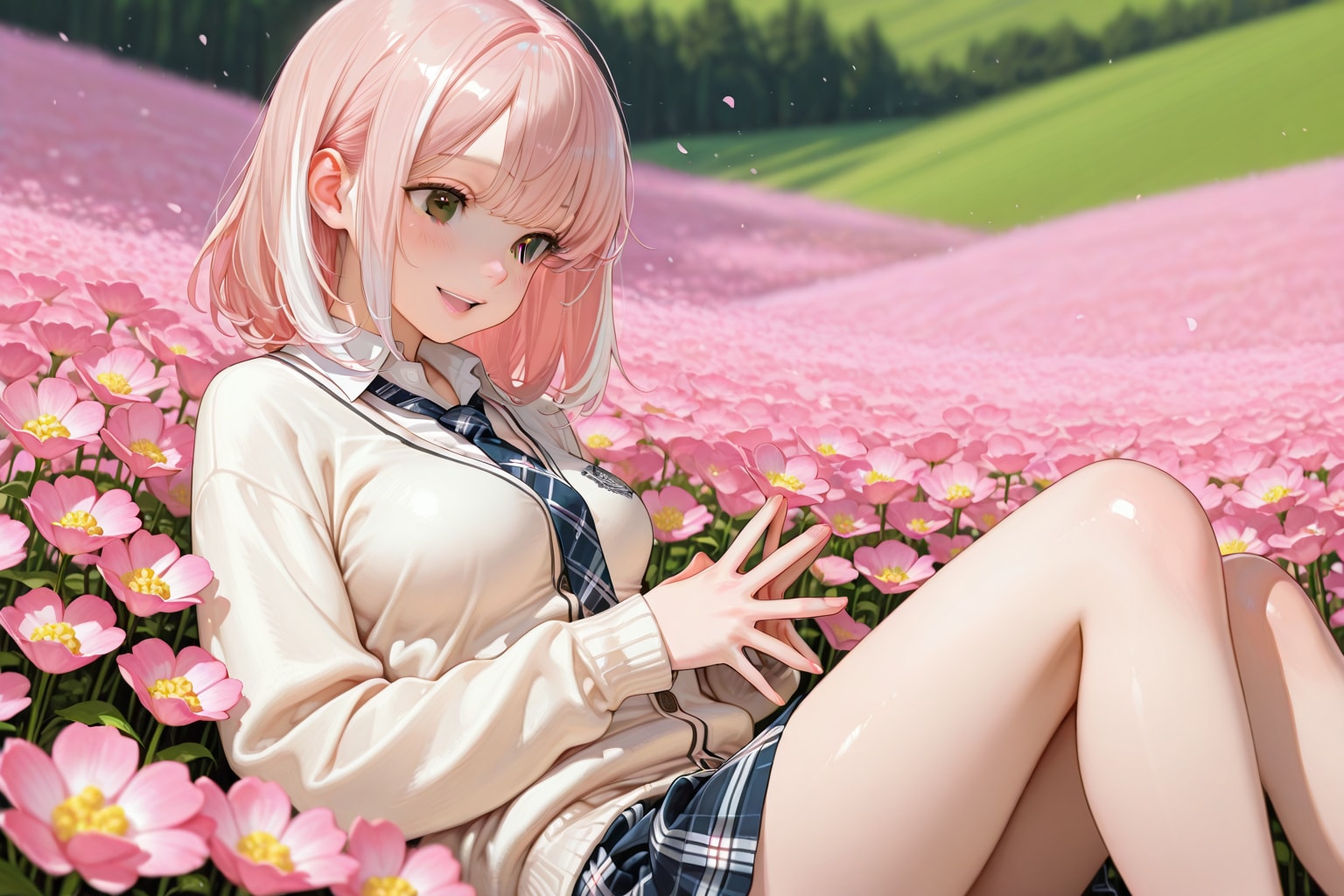 花　　　制服194 | の人気AIイラスト・グラビア