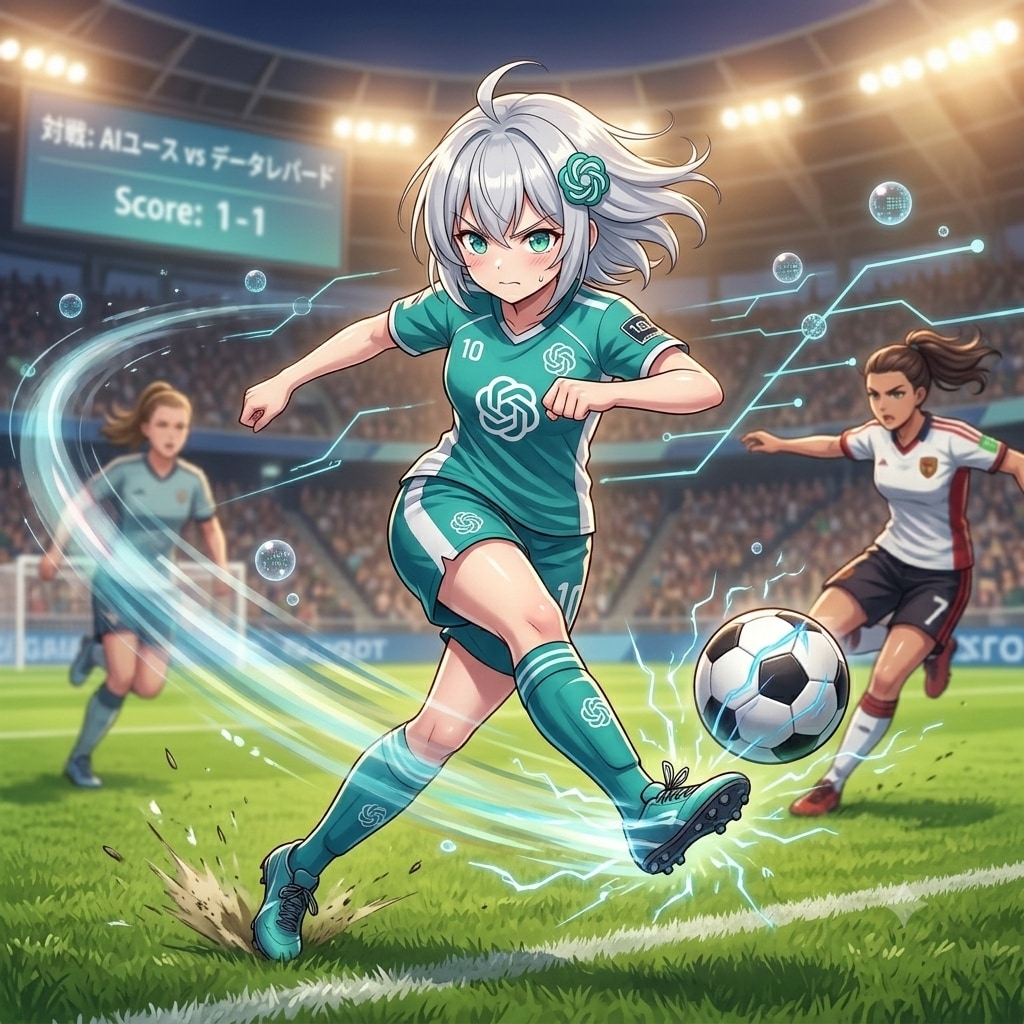 ChatGPTちゃん、⚽エンジョイなう