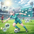 ChatGPTちゃん、⚽エンジョイなう 2枚目