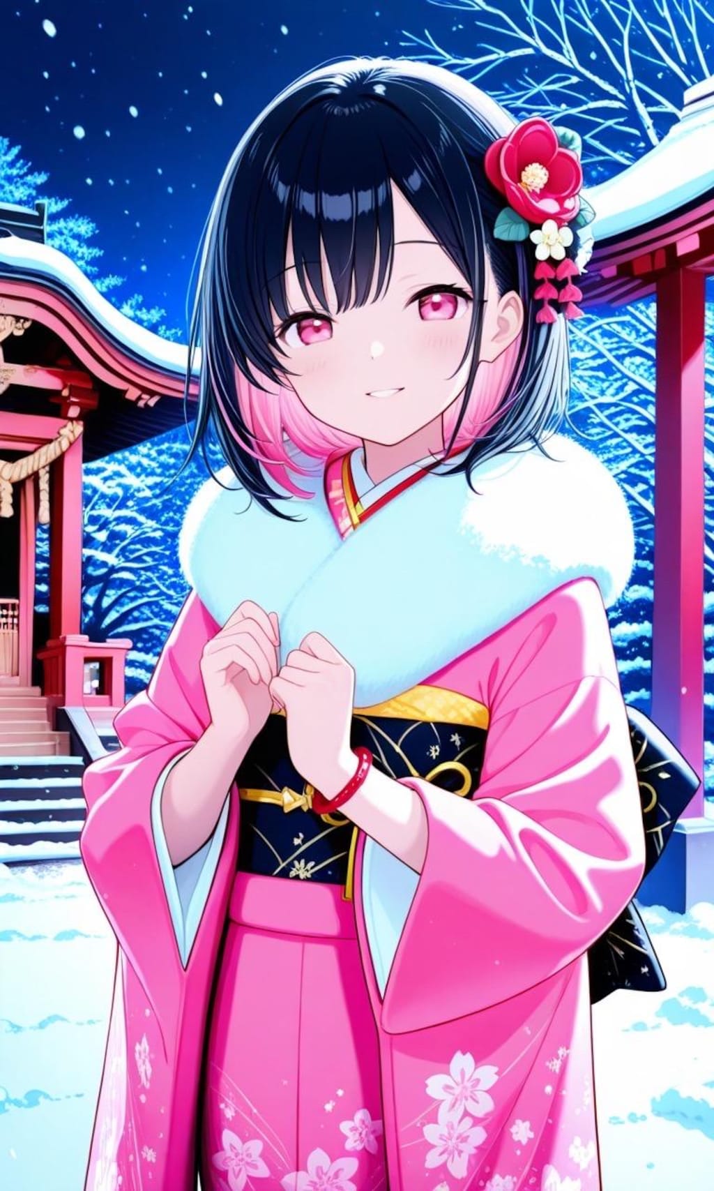 振袖姿の女の子