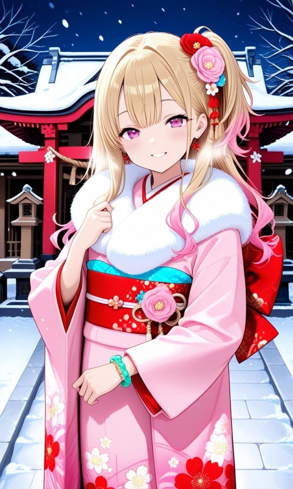 振袖姿の女の子