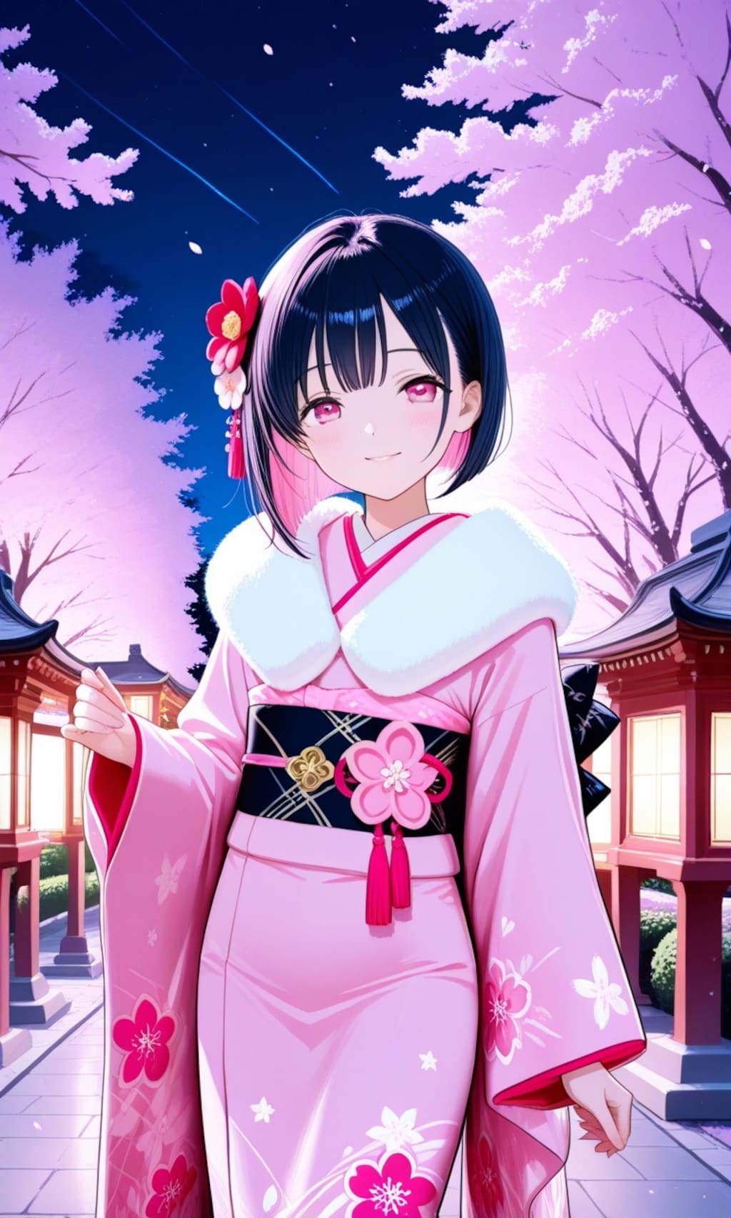 振袖姿の女の子