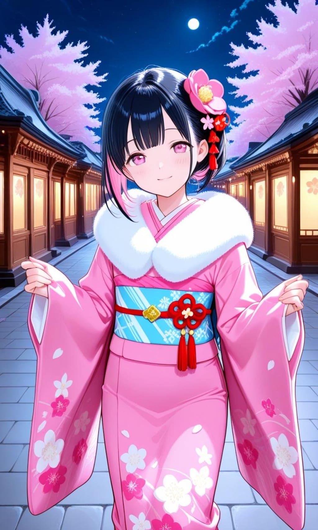 振袖姿の女の子