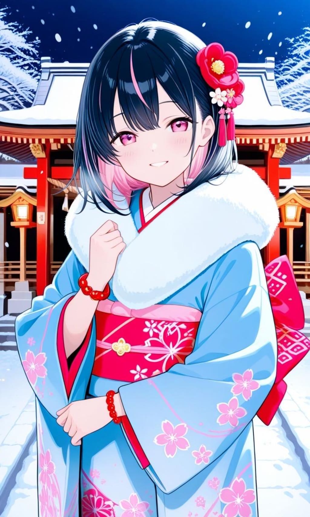 振袖姿の女の子