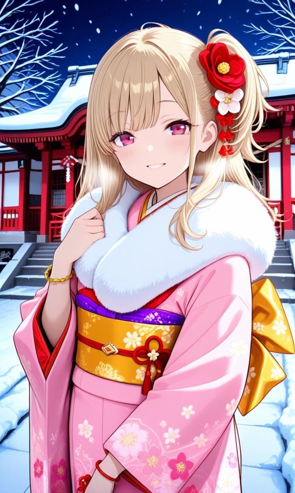 振袖姿の女の子