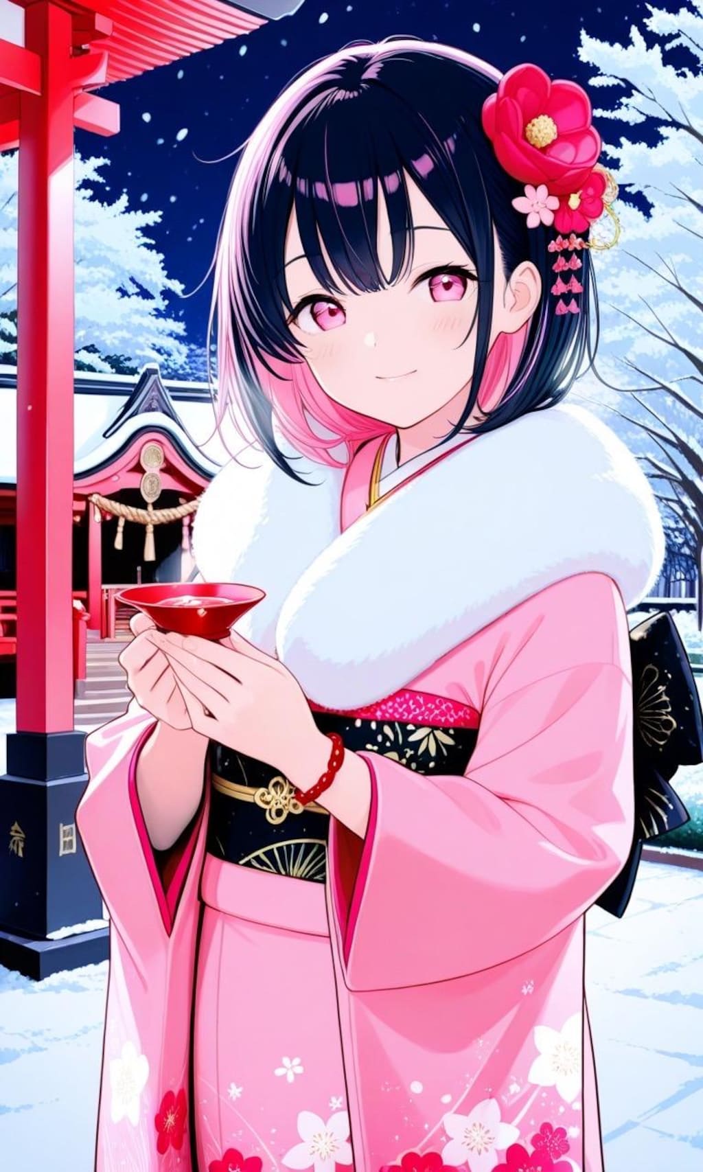 振袖姿の女の子