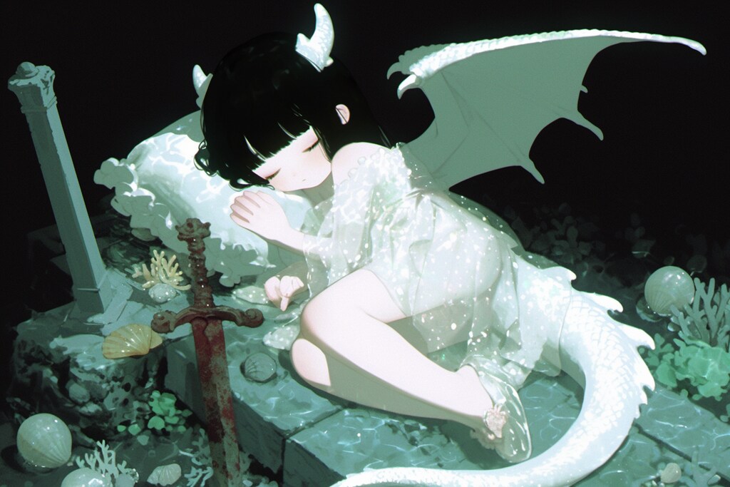 眠る深海竜ガール