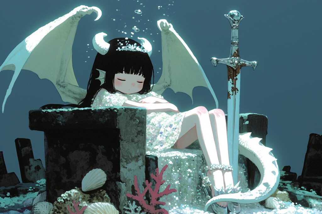 眠る深海竜ガール