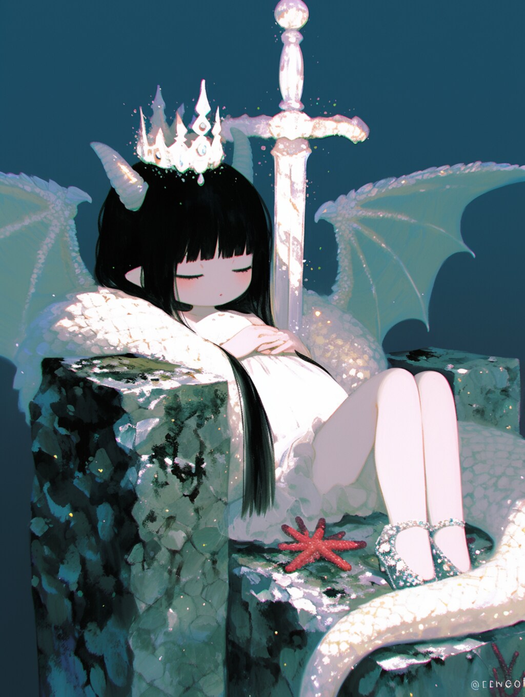 眠る深海竜ガール