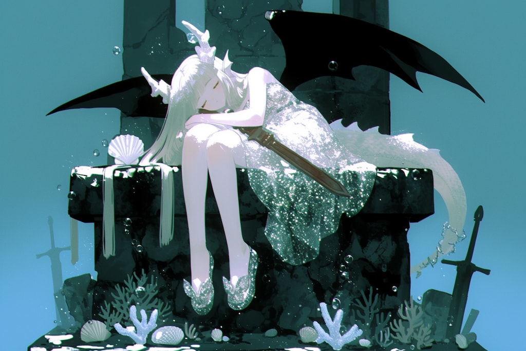 眠る深海竜ガール