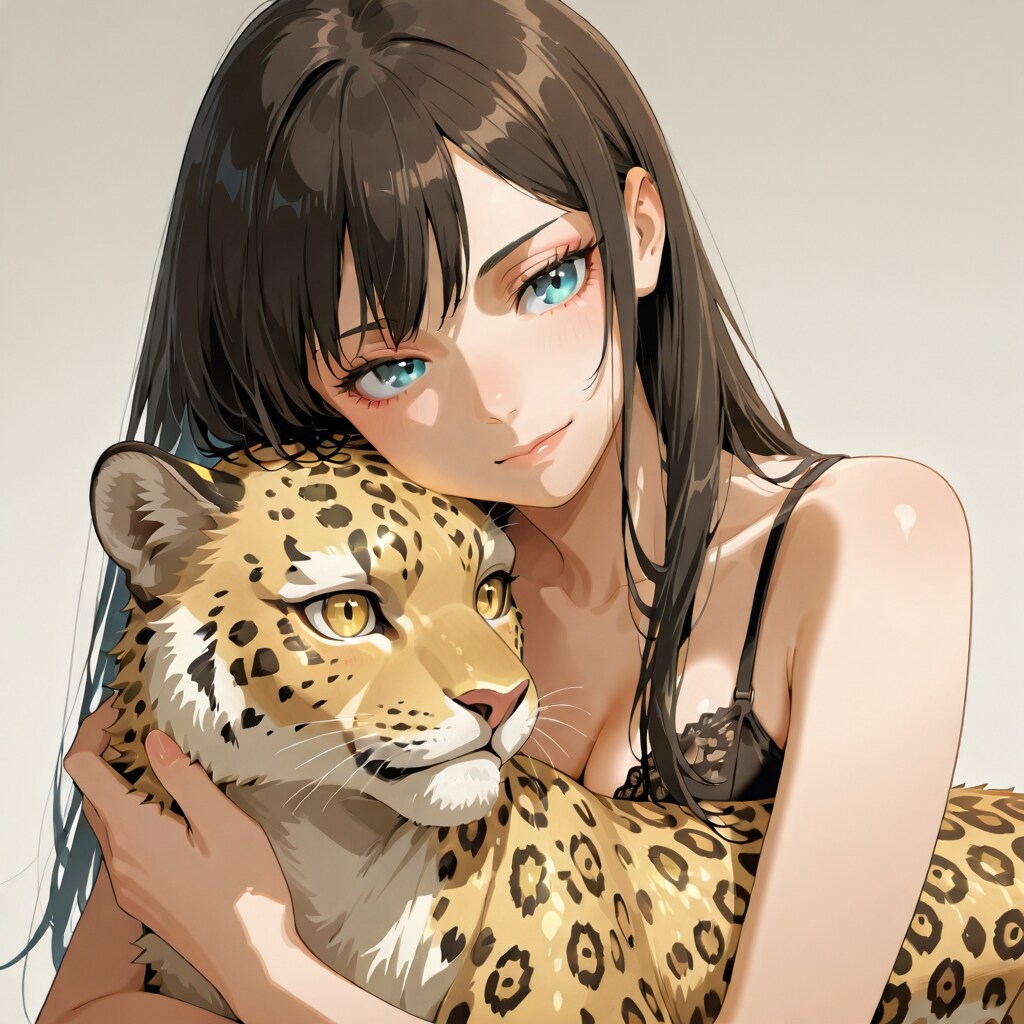 豹と少女_TUDE