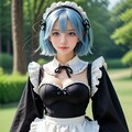 レム (re:zero)に似た女の子 3枚目