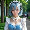 レム (re:zero)に似た女の子 2枚目