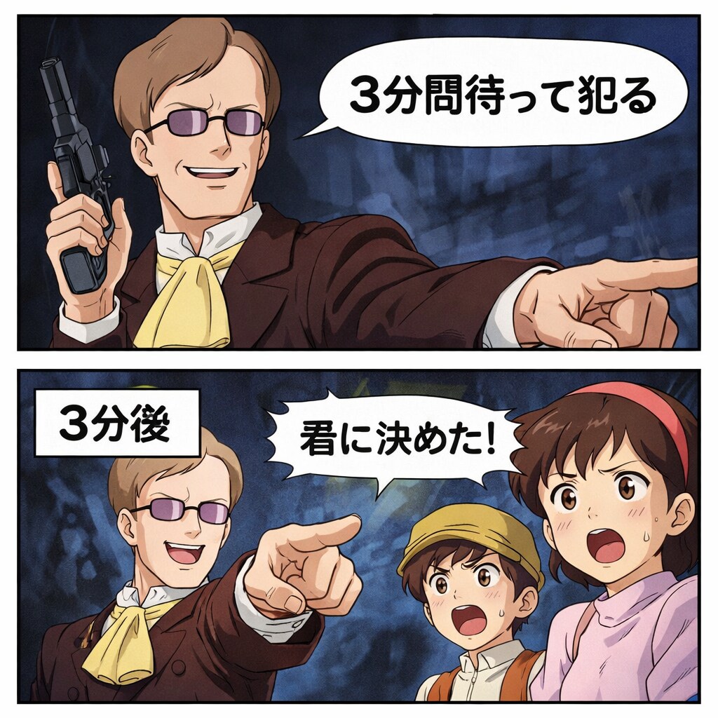 ３分間待って犯る