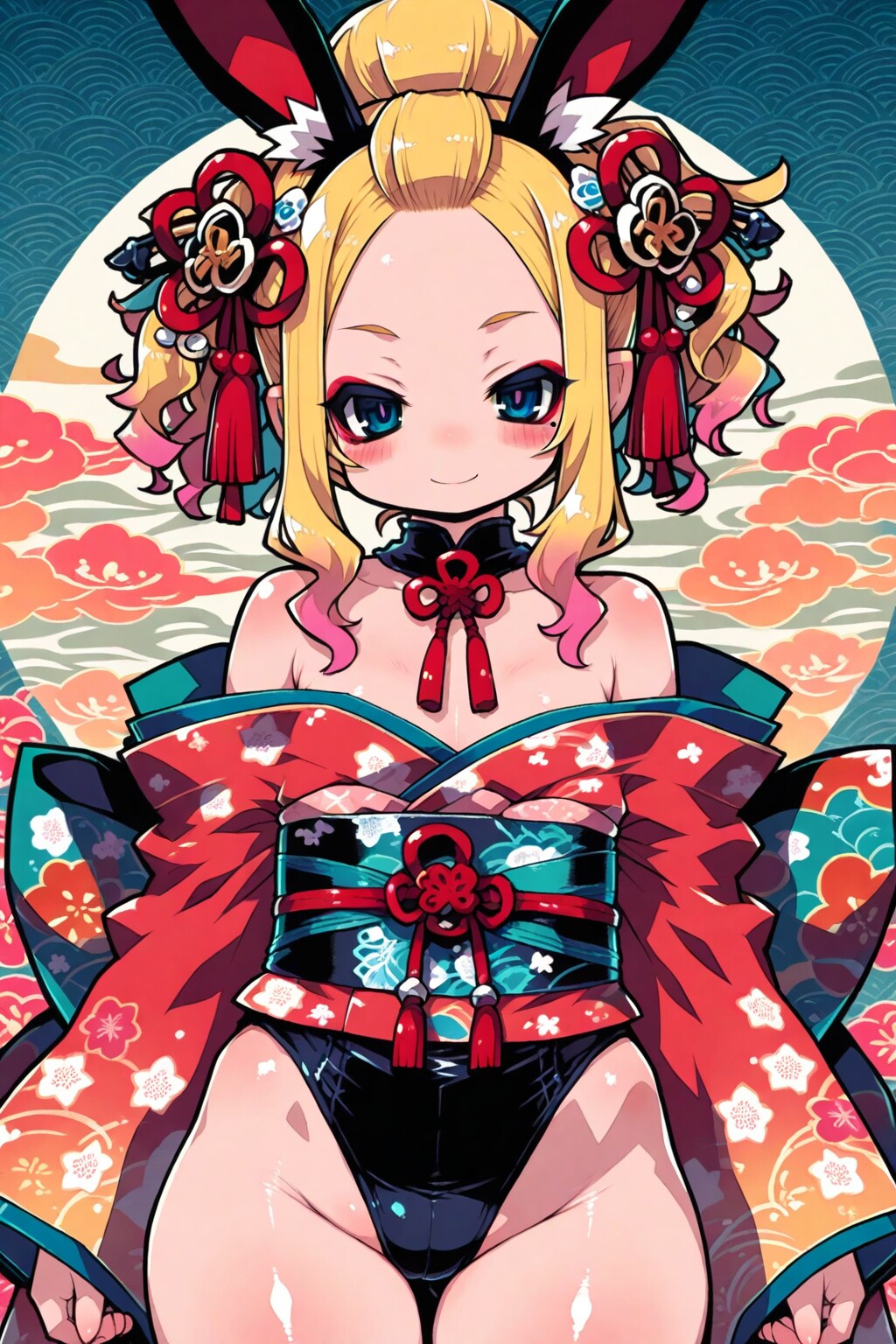 ハイレグ花魁バニーちゃん♪