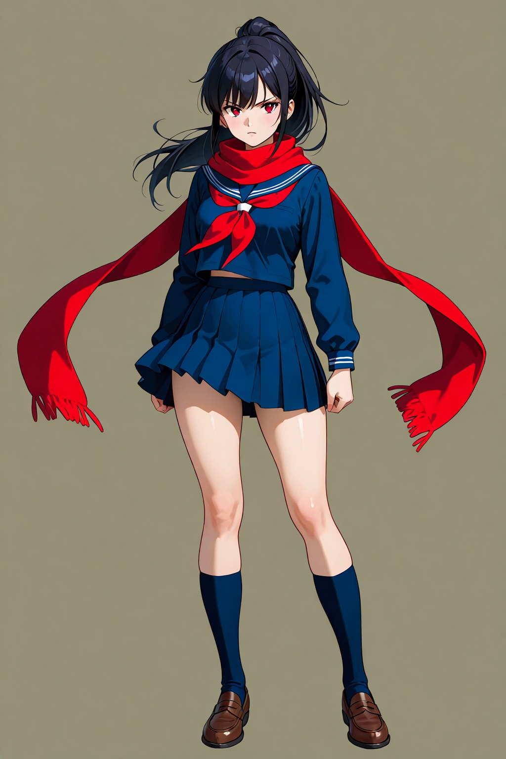 さもあらん、その赤は意志の色、