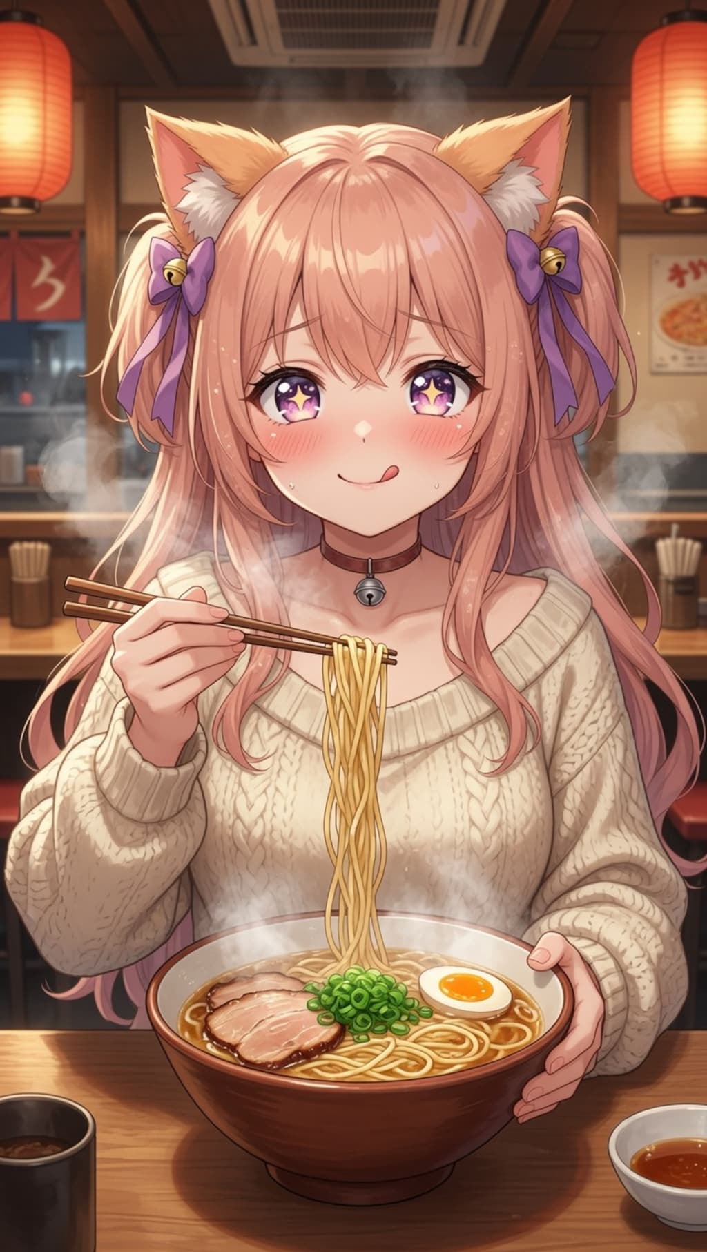 狐ちゃんとラーメン