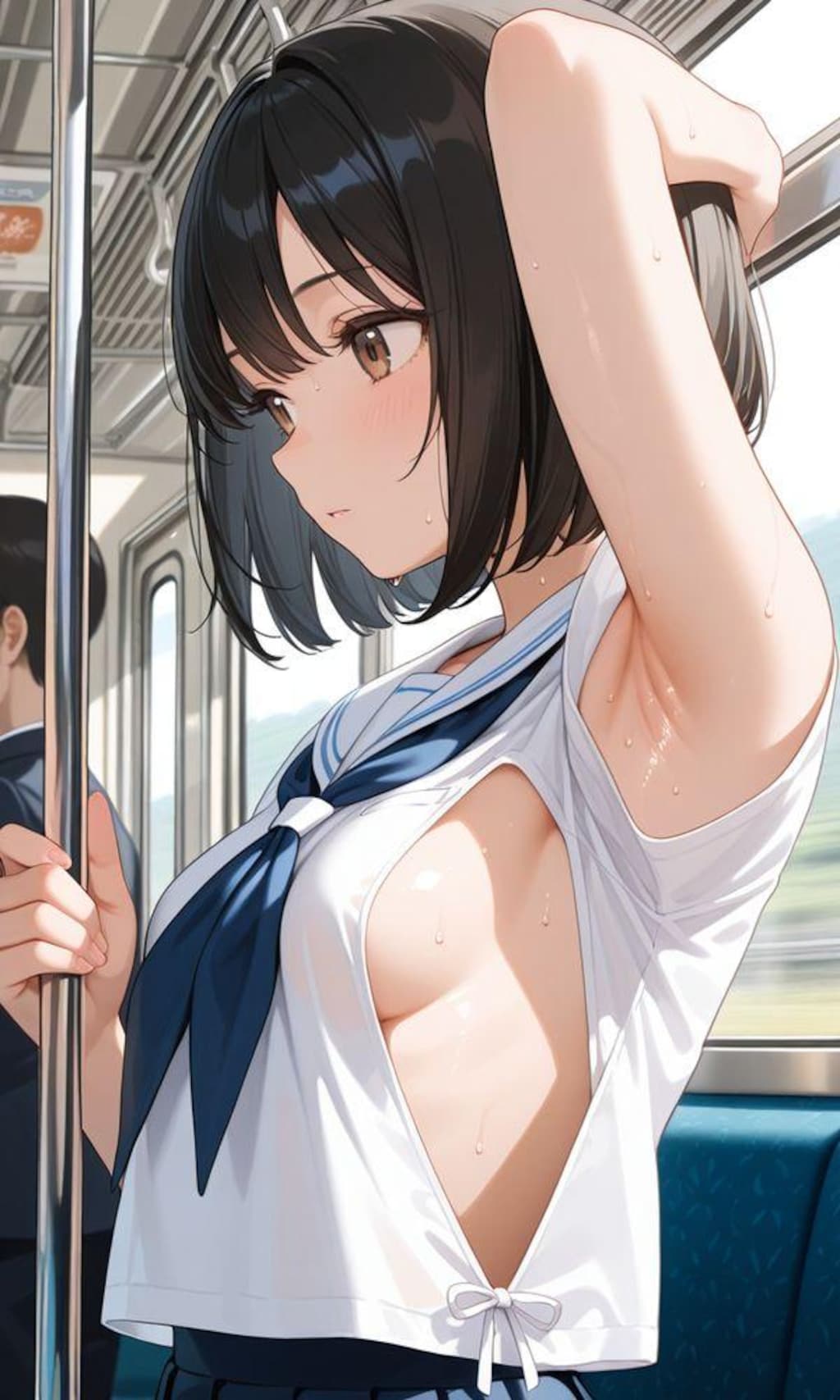 巨乳ちゃん専用、胸部アジャスター付セーラー服、新発売　その２