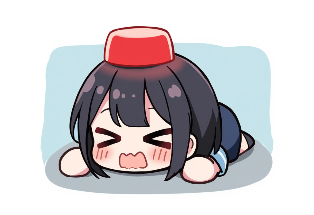 ぐへ～私はもうダメです…皆さん、後は頼みました～