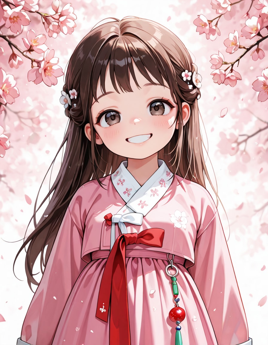 韓服桜 | の人気AIイラスト・グラビア