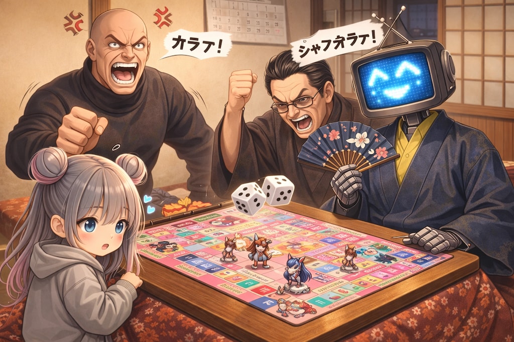 子どもの遊びなのに子どもより真剣にやる大人たち