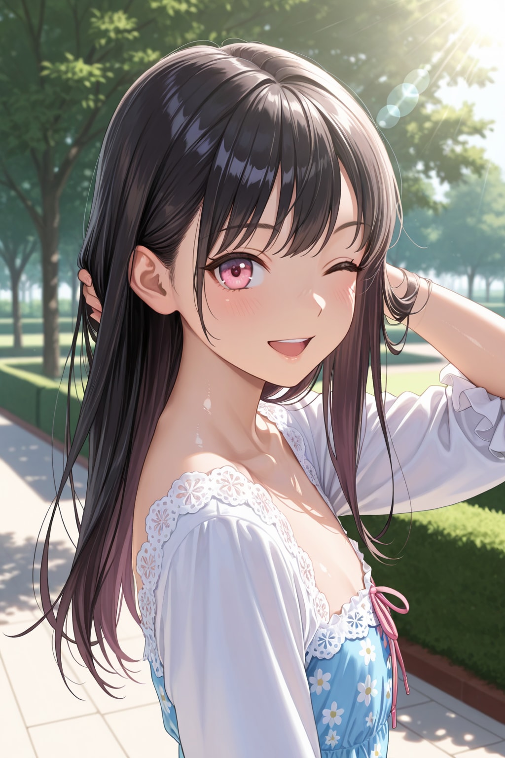 「風が気持ちいいわね・・・♡」