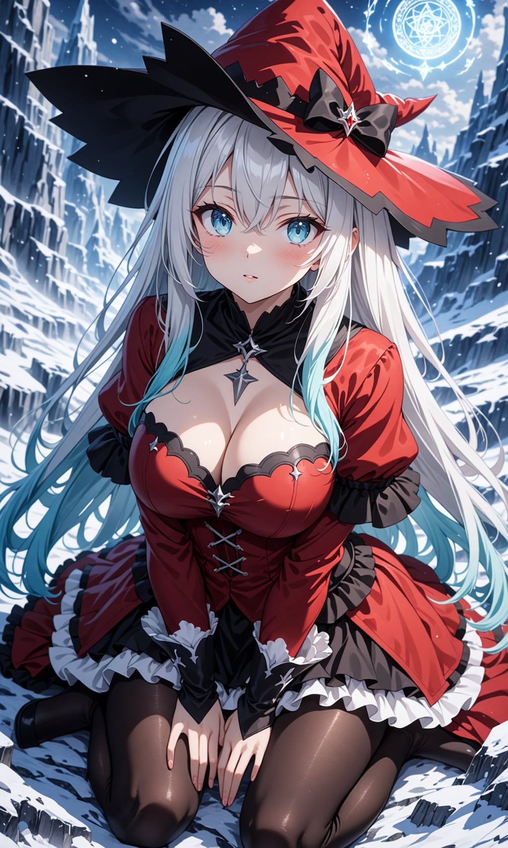 雪の谷、赤の魔術師