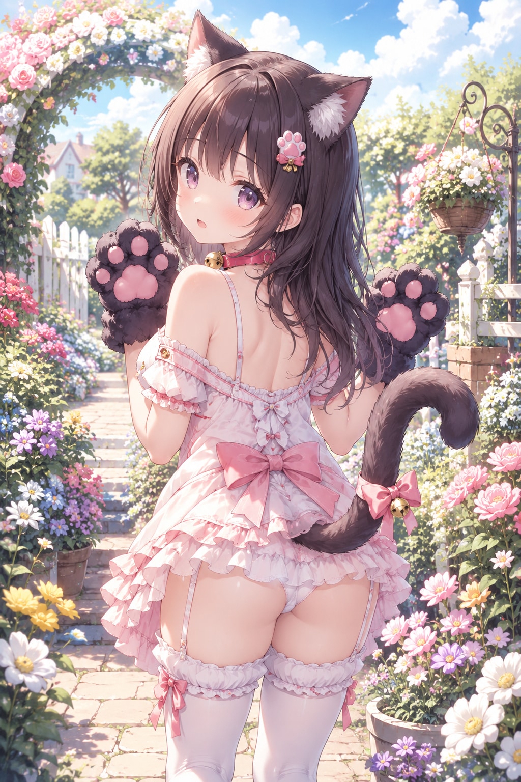 【#抱きしめたい背中】猫娘(R-15)
